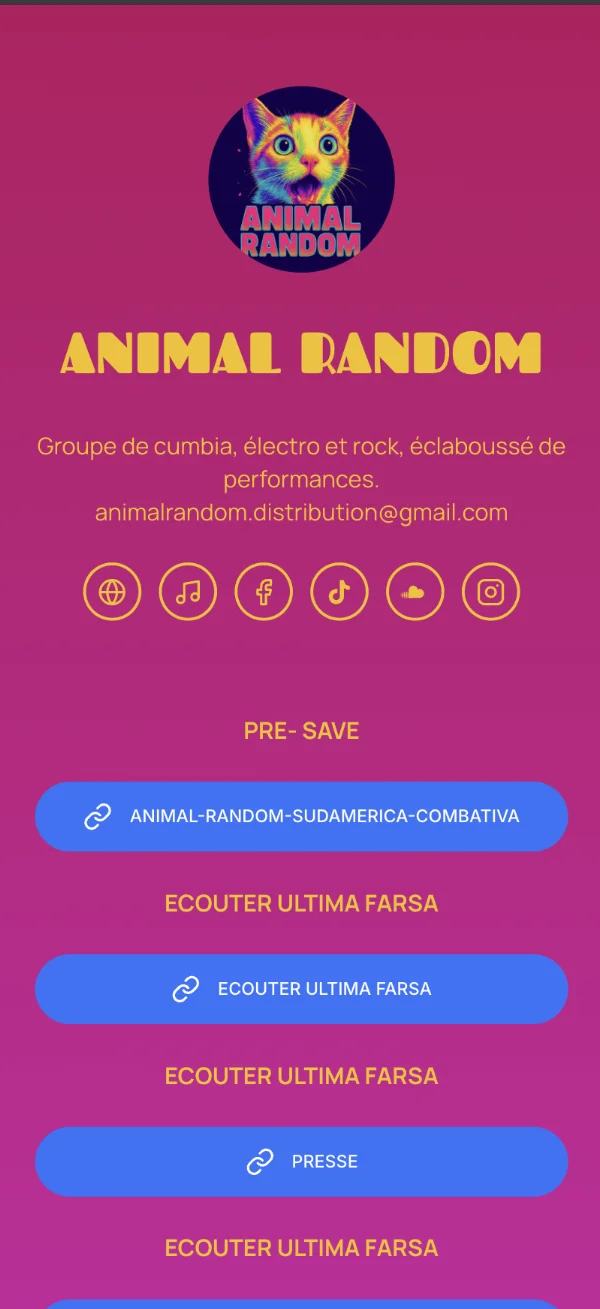 Preview of ANIMAL RANDOM